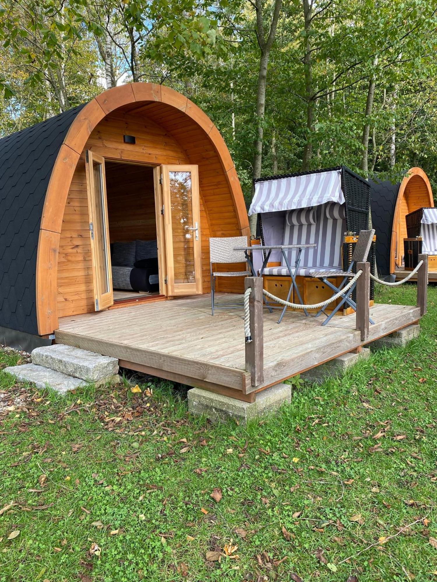 26 Premium Camping Pod "Foehr" Silberstedt Buitenkant foto